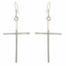 Sterling Silver Cross Drop Earrings - Culture Kraze Marketplace.com
