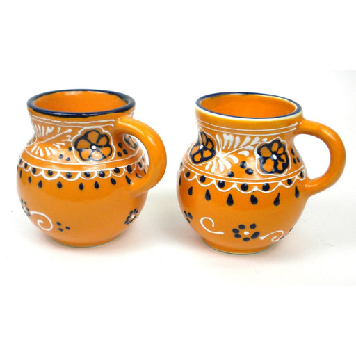 Pair of Beaker Cups - Mango - Encantada - Culture Kraze Marketplace.com