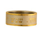 Stainless Steel Gold Ring "Shema Israel" - Culture Kraze Marketplace.com