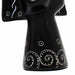 Soapstone Angel Sculpture - Black Finish with Etch Design - Culture Kraze Marketplace.com