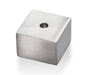Adi Sidler Square Spiral Chanukah Dreidel Brushed Aluminum – Silver - Culture Kraze Marketplace.com