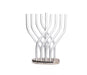 Yair Emanuel Aluminum Hanukkah Menorah with Tube Design - Silver Color Flame Design - Culture Kraze Marketplace.com