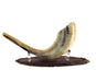 Oval Wood Shofar Stand with Lucite Clips – For Rams Horn Length 11-18 Inches - Culture Kraze Marketplace.com