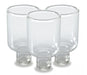 Set of Nine Glass Inserts for Oil Lighting Chanukah Menorah - Total Height 2" - Culture Kraze Marketplace.com