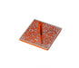 Yair Emanuel Dreidel, Floral and Pomegranate Cutout Design - Orange - Culture Kraze Marketplace.com