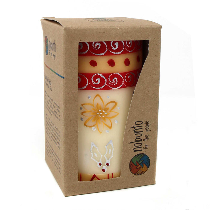 Hand Painted Candle - Single in Box - Kimeta Design - Nobunto - Culture Kraze Marketplace.com