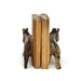 Carved Wood Zebra Book Ends, Set of 2 - Culture Kraze Marketplace.com