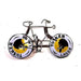 Wire Bicycle Pin with Tusker Wheels - Creative Alternatives - Culture Kraze Marketplace.com