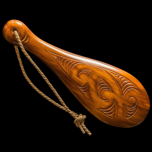 Patu (Warrior Club), handmade wood carving - Culture Kraze Marketplace.com