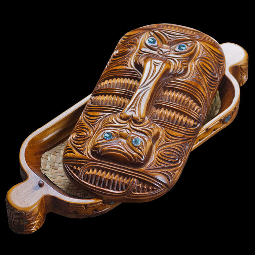 Large Carved Wakahuia - Culture Kraze Marketplace.com