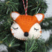 Felt Fox Christmas Tree Ornament - Culture Kraze Marketplace.com