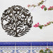 Double Tree of Life Metal Wall Art 24-inch Diameter - Croix des Bouquets - Culture Kraze Marketplace.com