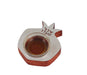Shraga Landesman Pomegranate Honey Dish Red Wood and Aluminum - Glass Bowl - Culture Kraze Marketplace.com