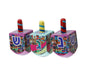 Colorful Wood Dreidel with Lively Colors - Nes Gadol Hayah Sham - Culture Kraze Marketplace.com