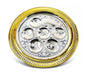 Circular Two-Tone Decorative Seder Plate – Silver Plate and Gold Frame - Culture Kraze Marketplace.com