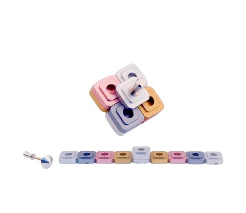 Agayof Compact Two-in-One Menorah and Dreidel - Choice of Colors - Culture Kraze Marketplace.com