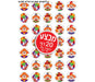 Colorful Stickers for Children - Purim Clowns - Culture Kraze Marketplace.com