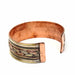 Copper and Brass Cuff Bracelet: Healing Ribbon - DZI (J) - Culture Kraze Marketplace.com