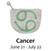 Felt Cancer Zodiac Coin Purse - Global Groove - Culture Kraze Marketplace.com