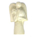 Angel Soapstone Sculpture Holding Dog - Culture Kraze Marketplace.com