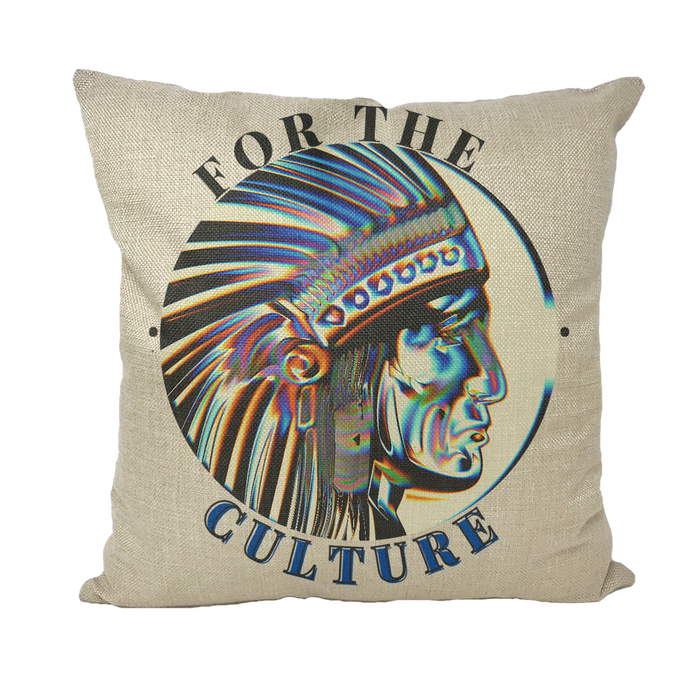 For The Culture Native American Coin Throw Pillow with Insert - Culture Kraze Marketplace.com
