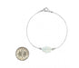 White Opal Hamsa Silver Bracelet - Culture Kraze Marketplace.com