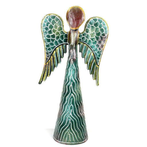 Hand Painted Standing Angel - Culture Kraze Marketplace.com