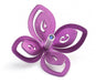 Adi Sidler Anodized Aluminum Chanukah Dreidel, Flower Design - Purple - Culture Kraze Marketplace.com