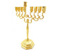 Decorative Gold Chanukah Menorah, Filigree Design - 12.2 Inches Height - Culture Kraze Marketplace.com