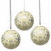 Handpainted Ornaments, Silver Snowflakes - Pack of 3 - Culture Kraze Marketplace.com