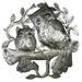 Pair of Owls on Perch Metal Wall Art - Croix des Bouquets - Culture Kraze Marketplace.com