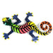Eight Inch Striped Metal Gecko - Caribbean Craft - Culture Kraze Marketplace.com