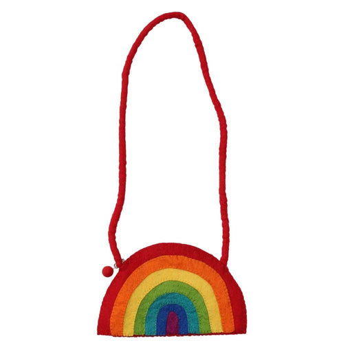 Felt Rainbow Shoulder Bag - Global Groove - Culture Kraze Marketplace.com