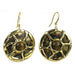 Gold Tiger Eye Sun Earrings - Culture Kraze Marketplace.com