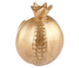 Decorative Aluminum Pomegranate for Rosh Hashanah - Gold - Culture Kraze Marketplace.com