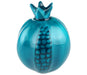 Decorative Aluminium Pomegranate for Rosh Hashanah - Turquoise - Culture Kraze Marketplace.com