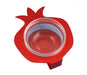 Shraga Landesman Raised Pomegranate Charoset Dish Red - Aluminum and Glass - Culture Kraze Marketplace.com
