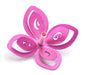 Adi Sidler Anodized Aluminum Chanukah Dreidel, Flower Design - Pink - Culture Kraze Marketplace.com
