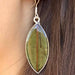 Earrings, Natural Leaf in Resin - Culture Kraze Marketplace.com