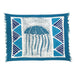 Handpainted Blue Jellyfish Batiked Placemat - Tonga Textiles - Culture Kraze Marketplace.com
