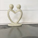 Soapstone Lovers Heart Natural - 6 Inch - Culture Kraze Marketplace.com