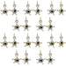 Set of 10 Dancing Tusker Dangle Earrings - Culture Kraze Marketplace.com