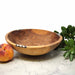 Handcarved Olive Wood Bowl 9 inch with Inlaid Bone - Jedando Handicrafts - Culture Kraze Marketplace.com