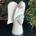Angel Soapstone Sculpture Holding Heart - Culture Kraze Marketplace.com