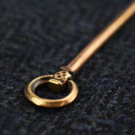 Bronze Ring Pin - Dot Pattern - Culture Kraze Marketplace.com