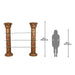 Egyptian Columns of Luxor Shelves - Culture Kraze Marketplace.com