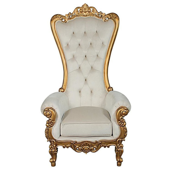 Contessa Stylish Baroque Throne Chair - Culture Kraze Marketplace.com