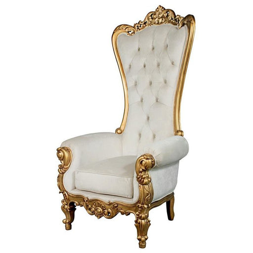 Contessa Stylish Baroque Throne Chair - Culture Kraze Marketplace.com