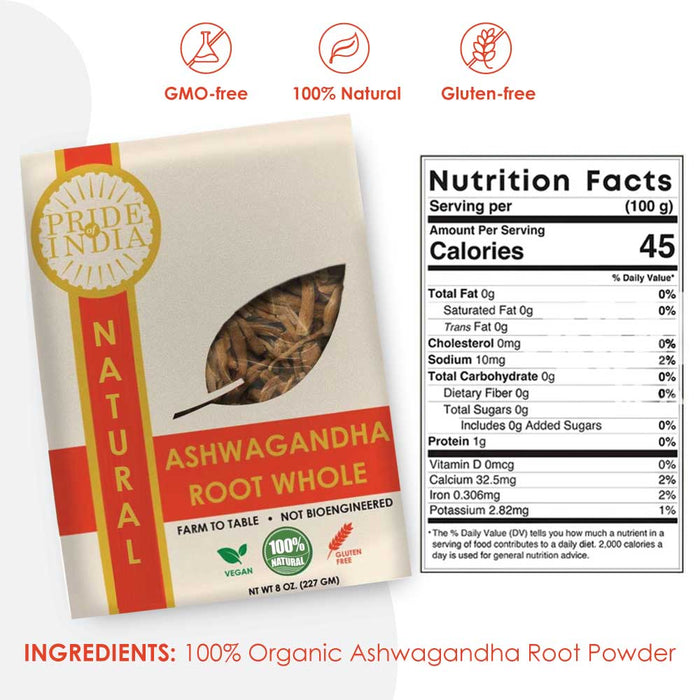 Natural Ashwagandha Root Whole-3