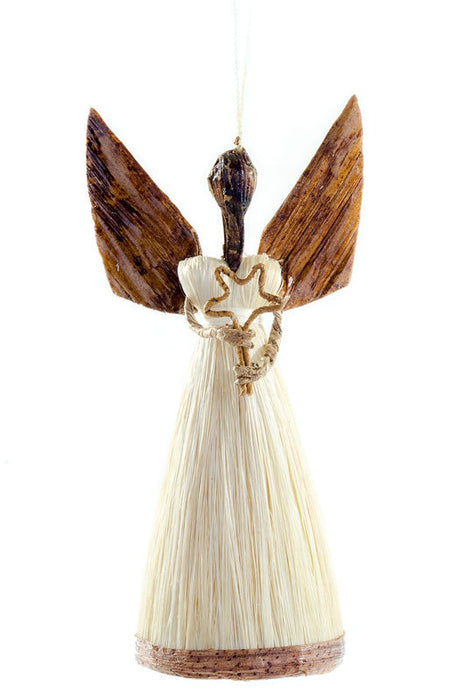 Sisal Angel of Light Holiday Ornament - Culture Kraze Marketplace.com